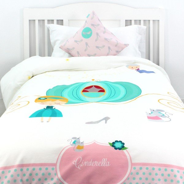 Dječje pamučne navlake za poplun i jastuk Mr. Fox Pumpkin, 140 x 200 cm-image-2