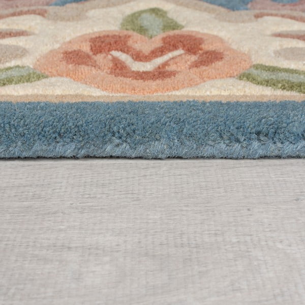 Plavi vuneni tepih tepih Flair Rugs Aubusson, ⌀ 120 cm-image-4
