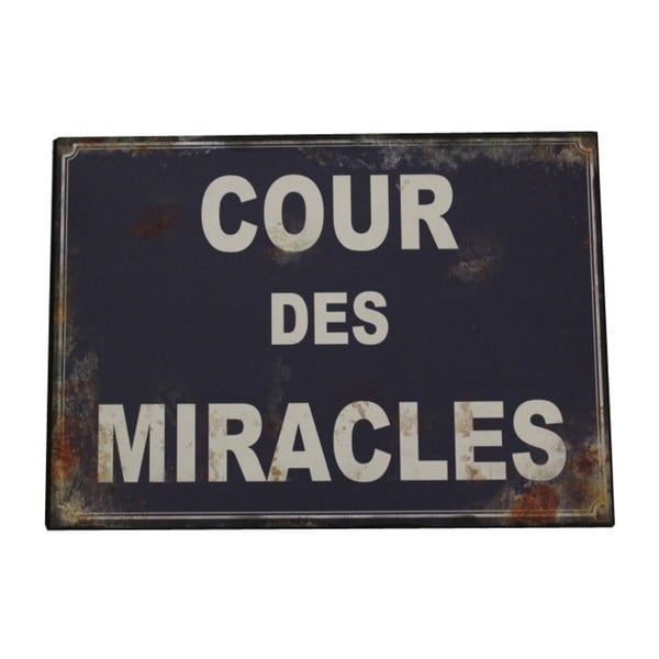 Metalni znak Antic Line Cour Des Miracles