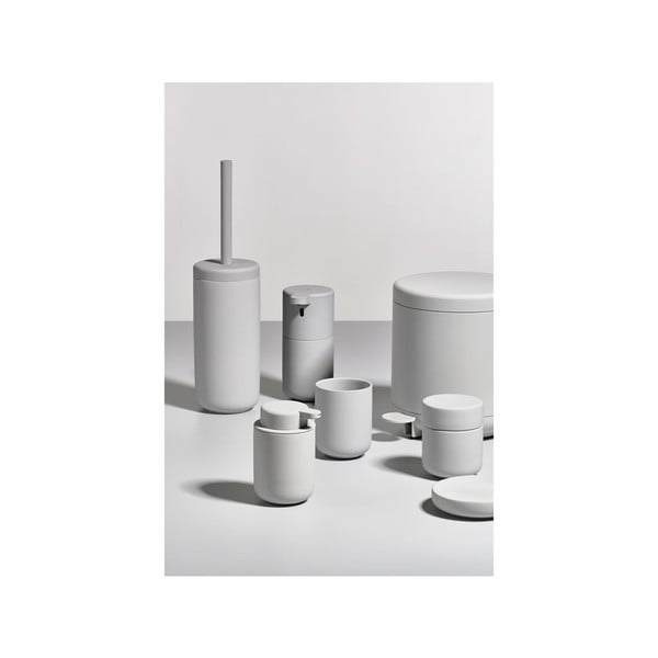 Svjetlosiva posuda s poklopcem od kamenine Zone UME-image-3