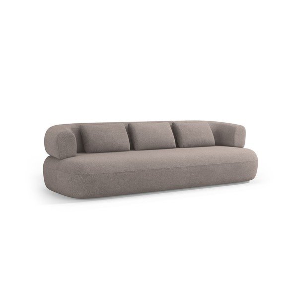Svjetlo smeđa sofa od bouclé tkanine 200 cm Jenny – Micadoni 