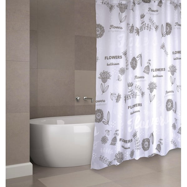 Tuš zavjesa 180x200 cm Flowers – MSV-image-2