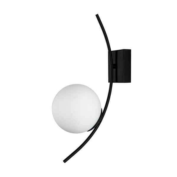 Crna zidna svjetiljka Squid Lighting Yay, visina 44 cm-image-2