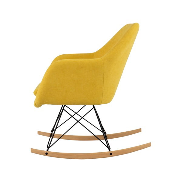 Žuta stolica za ljuljanje Tenzo Emma-image-2