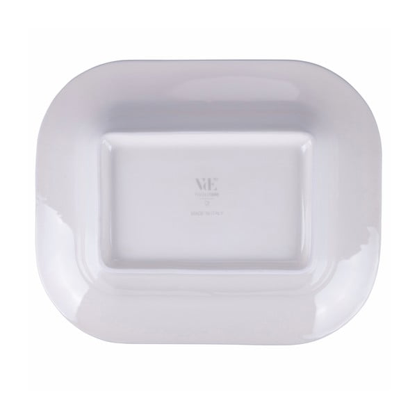 Keramički tanjur za posluživanje VDE Tivoli 1996 Face to Grey, 43,5 x 35,5 cm-image-3