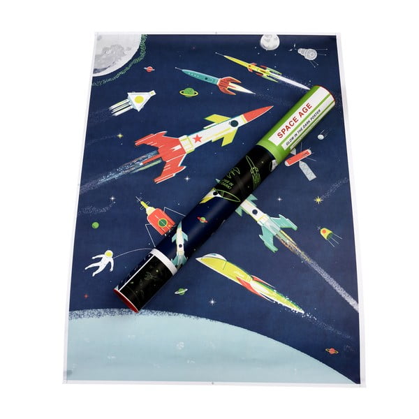 Dječji viseći ukras Glow in the Dark Space Age – Rex London-image-3