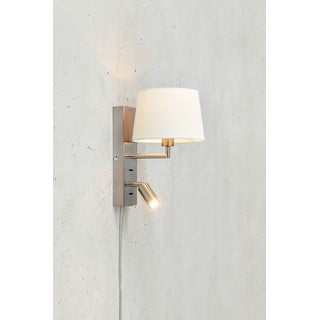 LED zidna svjetiljka u bijelo-srebrnoj boji (duljina 28,5 cm) Como - Markslöjd