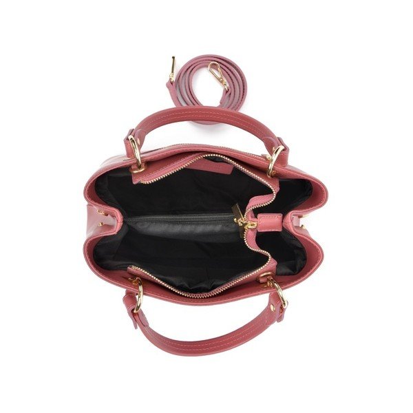 Ružičasta kožna torba Robert M Salma Rosa-image-3