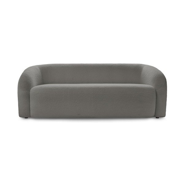 Siva sofa od bouclé tkanine 193 cm Elina – Bobochic Paris