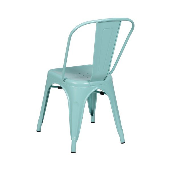 Tirkizne metalne blagovaonske stolice u setu 2 kom – Ixia-image-2