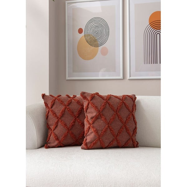 Ukrasne jastučnice u setu 2 kom 43x43 cm Tuffet – Mioli Decor-image-1