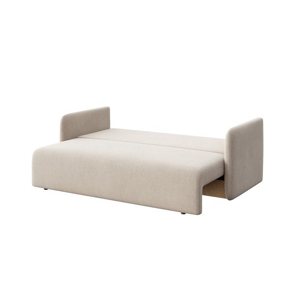 Bež baršunasti sklopiva sofa 220 cm Chaum – Rodier-image-4