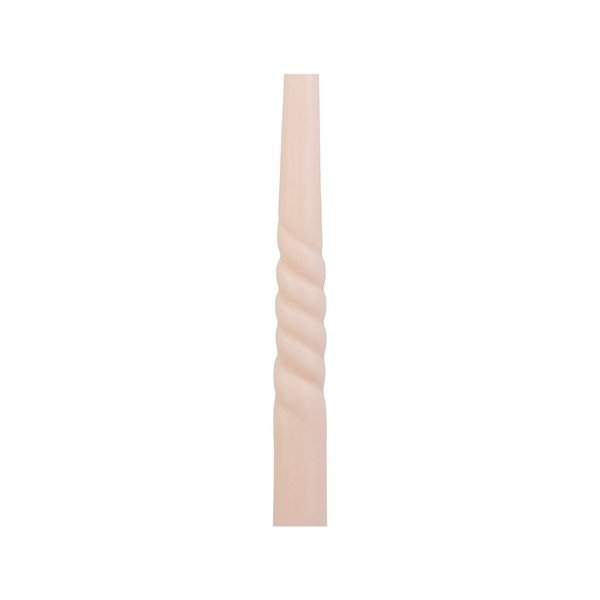 Set od 2 svijetloružičaste svijeće od pčelinjeg voska PT LIVING Twirl-image-2
