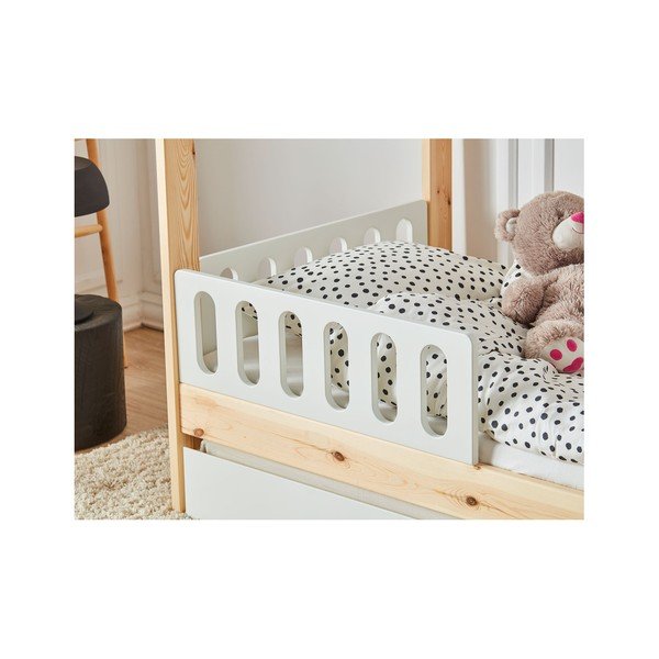 Set od 2 bijele pregrade za dječji krevetić Pinio Modern, 200 x 90 cm-image-1