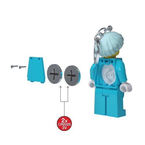 Plavi privjesak za ključeve Iconic - LEGO®-image-4