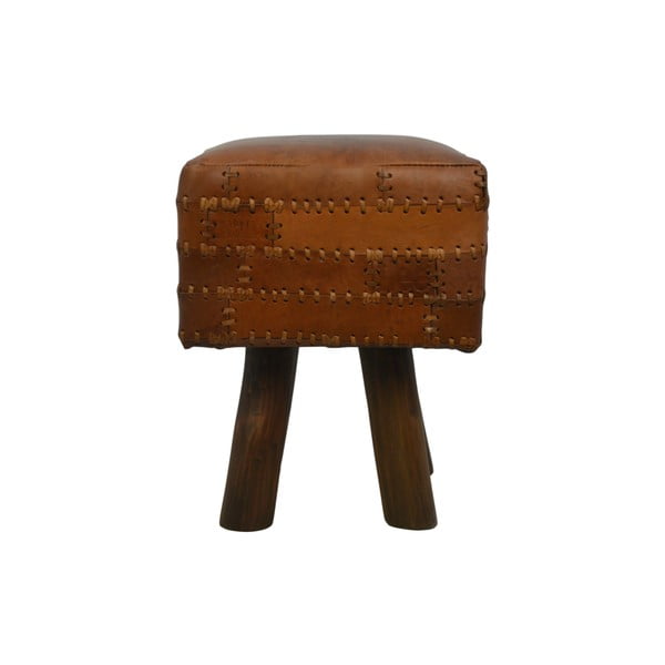 Stolica od kravlje kože HSM kolekcija Art of Nature Vintage Cognac, 33 x 45 cm-image-1