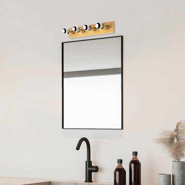 Zidna lampa u zlatnoj boji Mirro – Opviq lights-image-1