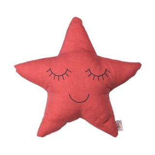 Crveni pamučni dječji jastuk Mike & Co. NEW YORK Pillow Toy Star, 35 x 35 cm