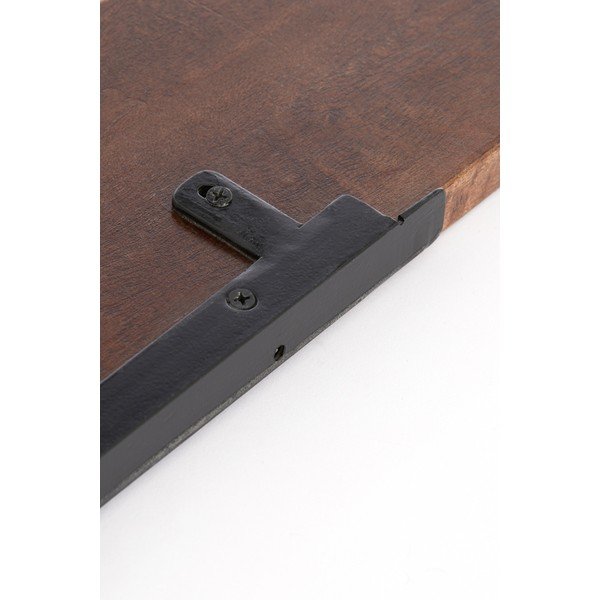 Smeđa polica od masivnog manga 70 cm Ginosa – Light & Living-image-3