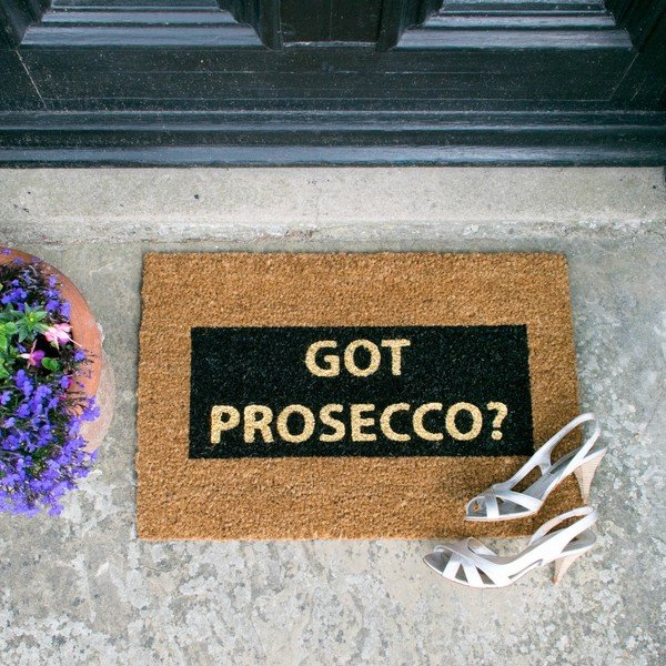 Artsy Doormats Got Prosecco Glitter prostirka od prirodnog kokosa, 40 x 60 cm-image-1