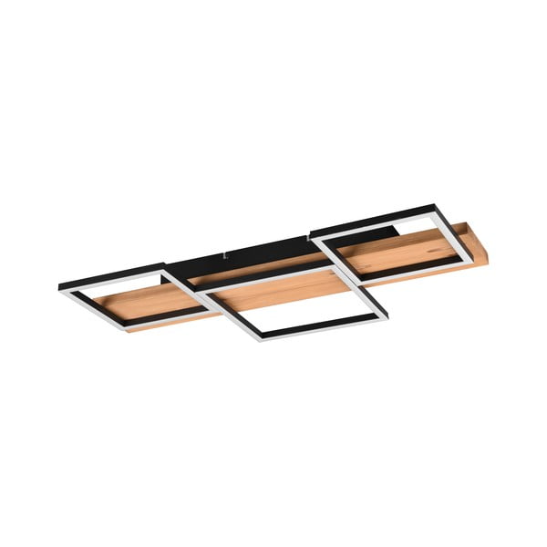 Crna/u prirodnoj boji LED stropna svjetiljka s mogućnosti zatamnjivanja 34x65 cm Harper – Trio