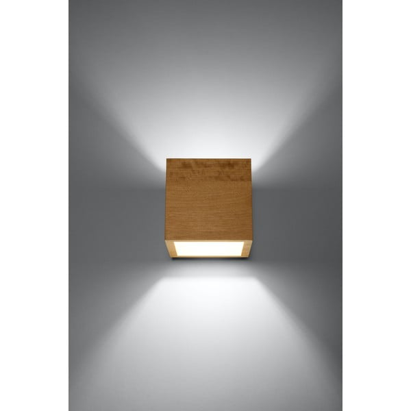 Zidna drvena svjetiljka Sollux Geo-image-3