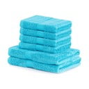 Plavi set ručnika 6 kom od mješavine bambusa od frotira Bamby – DecoKing