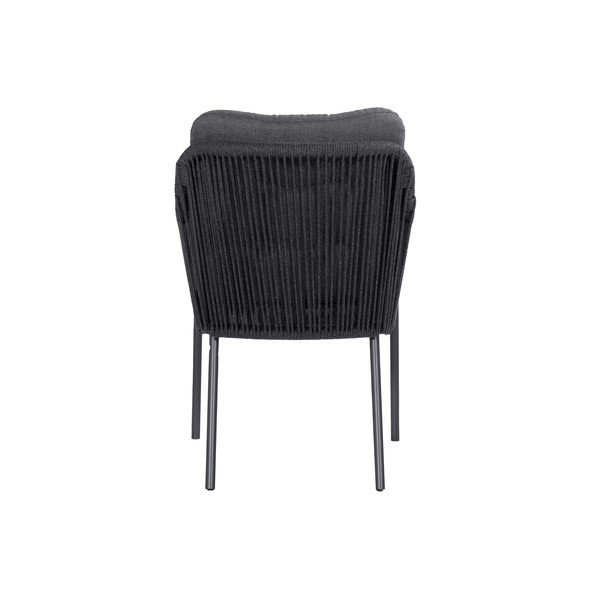 Siva metalna vrtna stolica Cairo Rope – Hartman-image-4