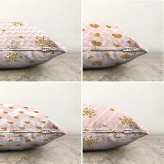 Tekstilne jastučnice s božićnim motivom u setu 4 komada 43x43 cm - Mila Home