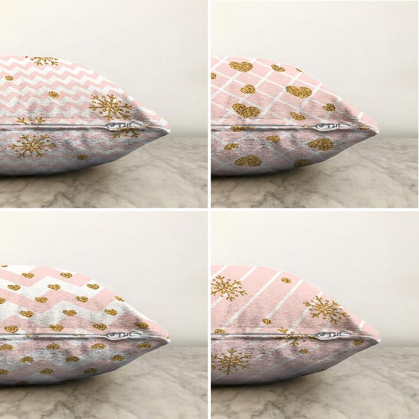 Tekstilne jastučnice s božićnim motivom u setu 4 komada 43x43 cm - Mila Home-image-1