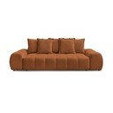 Sofa od šenila boja terakote 278 cm Everest – Bobochic Paris