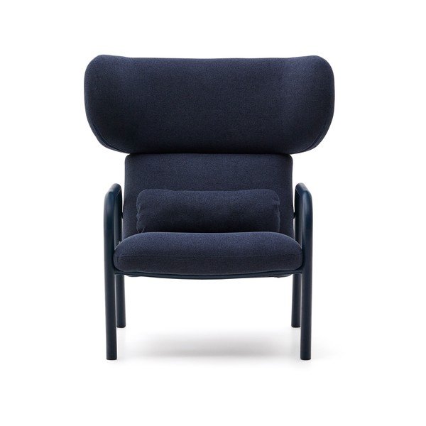 Tamno plava fotelja Inari – Kave Home-image-2