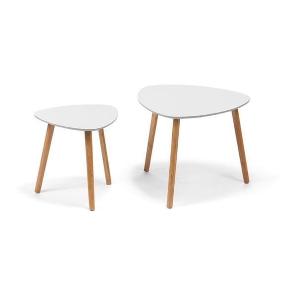 Bijeli pomoćni stolić Bonami Essentials Viby, 55 x 55 cm-image-1