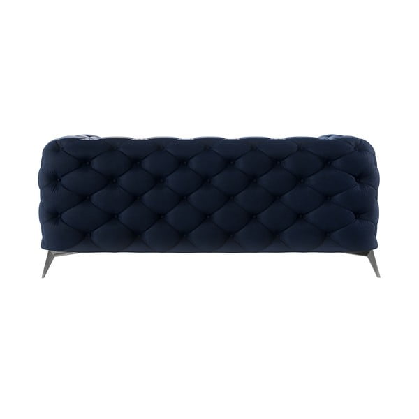Tamno plava baršunasti sofa 185 cm Chelsea – Ropez-image-2