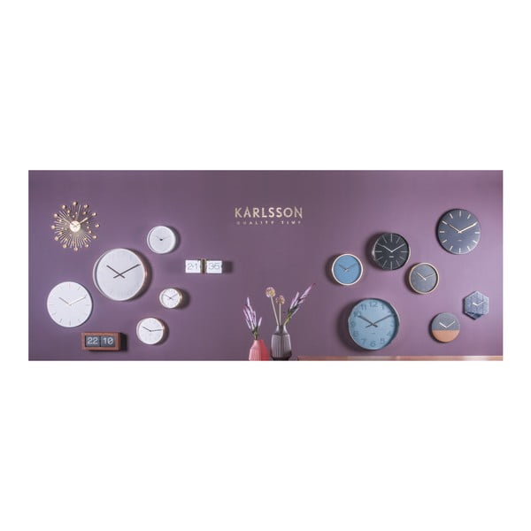 Bijeli zidni sat Karlsson Charm-image-2