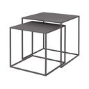 Sivi metalni stolići za kavu u setu 2 kom 40x40 cm Fera – Blomus