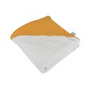 Žuti  dječji ručnik s kapuljačom od muslina 75x75 cm – Bébé Douceur