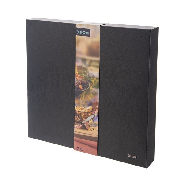 Pribor 15 kom od nehrđajućeg čelika u srebrnoj boji/u prirodnoj boji – Orion-image-4