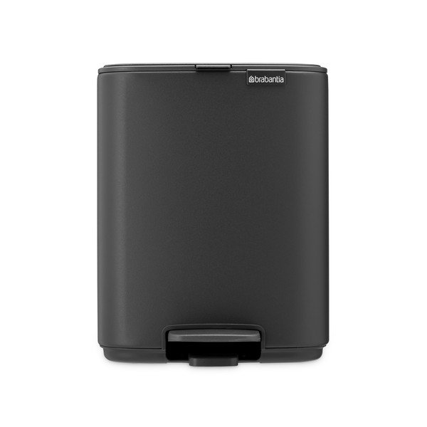 Tamno siva željezna kanta za smeće s pedalom 7 l Bo – Brabantia-image-3