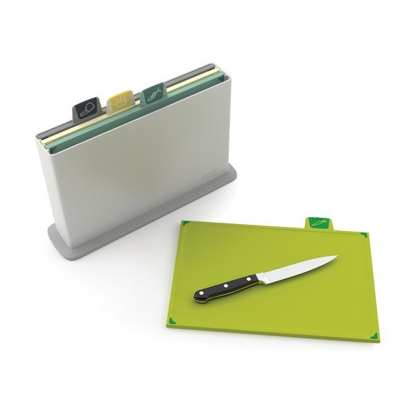 Set svijetlo sivog stalka sa 4 ploče Joseph Joseph Index Opal, dužina 30 cm-image-3