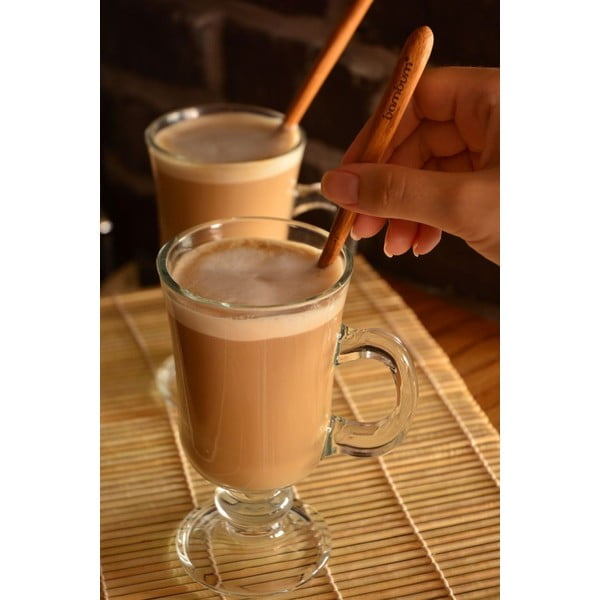 Set od 2 žlice za latte od bambusa Bambum Legro-image-4