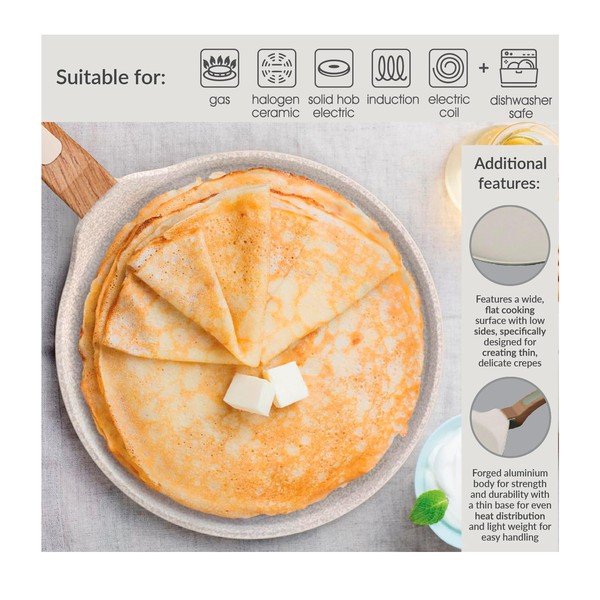 Tava s keramičkim premazom za palačinke ø 28 cm Signature Range – Cooksmart ®-image-3