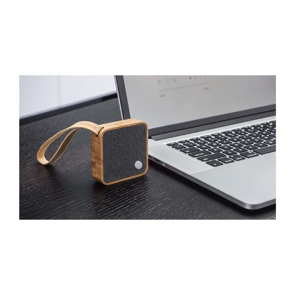 Svjetlosmeđi Bluetooth zvučnik Gingko Square-image-3