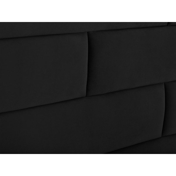 Crno uzglavlje Cosmopolitan Design New York, širine 140 cm-image-3