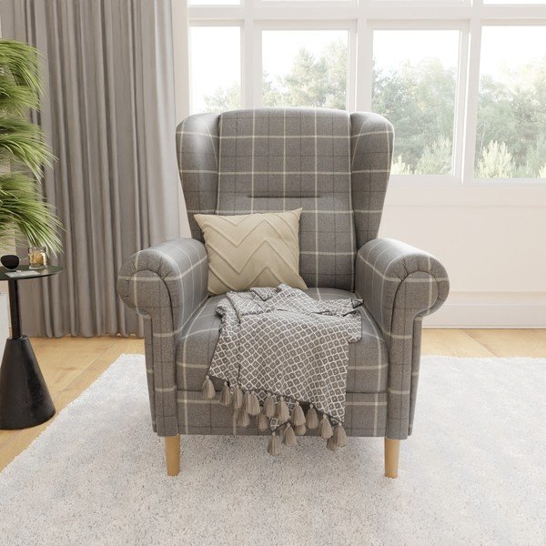 Siva wing fotelja Swan – Ropez-image-1