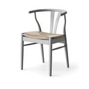 Svjetlosiva blagovaonska stolica od hrastovine Findahl by Hammel Freja