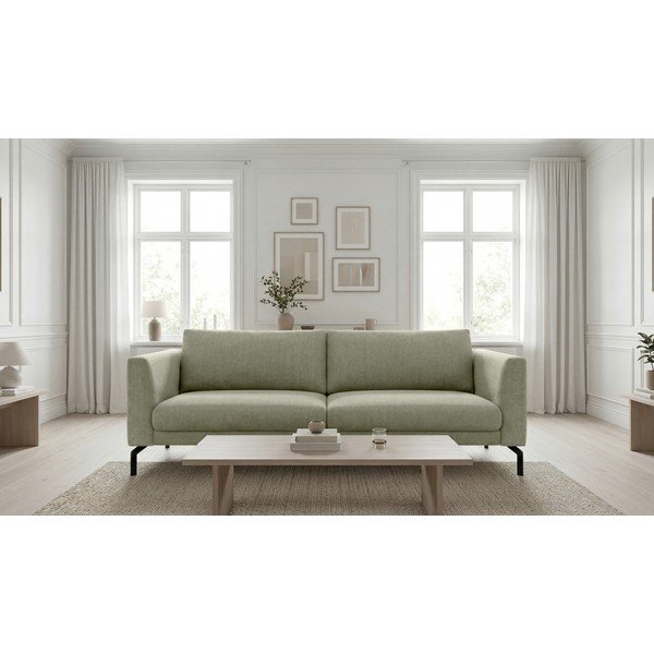 Svijetlo zelena sofa 216 cm Gomero – Scandic-image-1