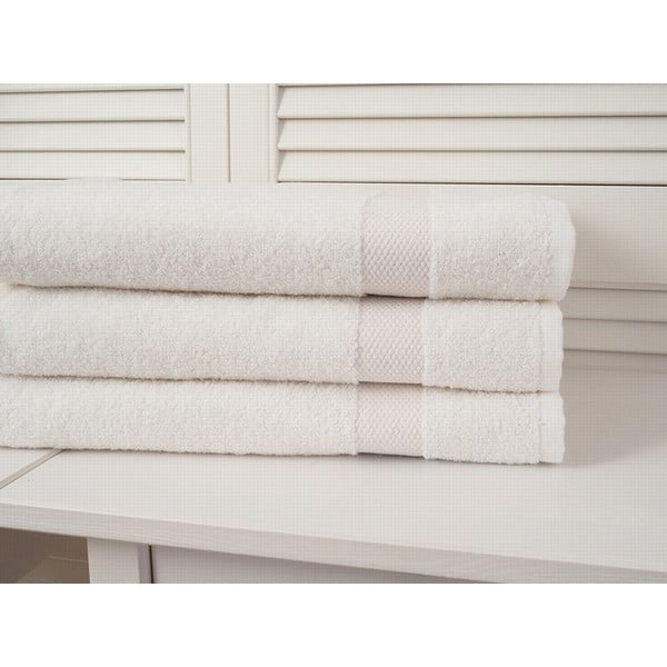 Bijeli ručnik od frotira 70x140 cm Adria – B.E.S.-image-1