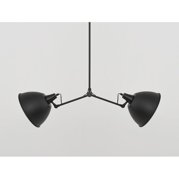 Crno/zlatna visilica s metalnim sjenilom 104x104 cm Coben - CustomForm-image-2