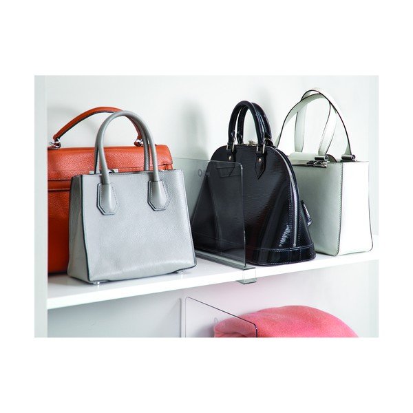 Prozirna pregrada za police iDesign Home Edit, 30,9 cm-image-2